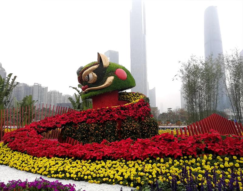 北京 五色草动物造型